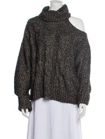 Pre-owned Veronica Beard Turtleneck Sweater W/ Tags In Gray