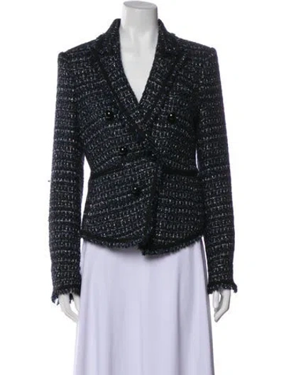 Pre-owned Veronica Beard Tweed Pattern Blazer In Multi