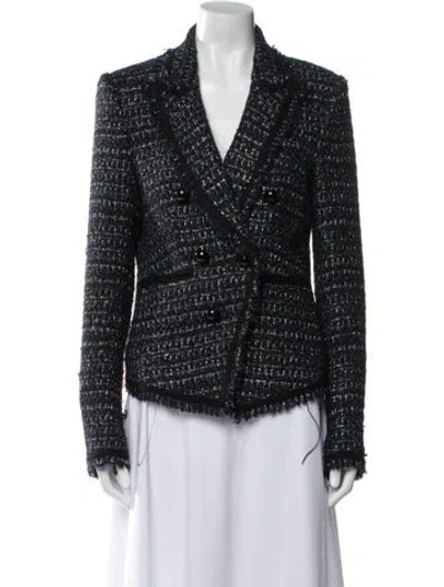 Pre-owned Veronica Beard Tweed Pattern Blazer In Multi