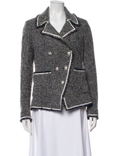 Pre-owned Veronica Beard Tweed Pattern Blazer In Multi