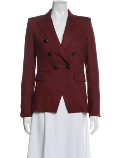 Pre-owned Veronica Beard Tweed Pattern Blazer In Multi