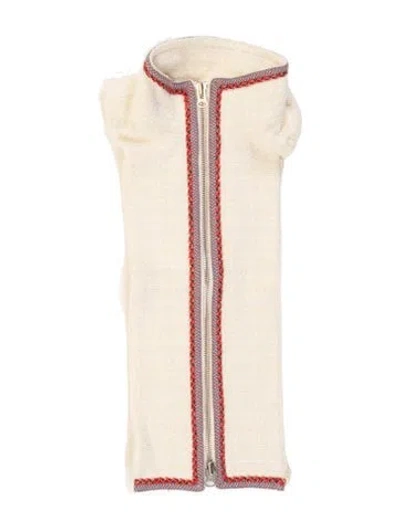 Pre-owned Veronica Beard Tweed Pattern Dickey In Neutrals