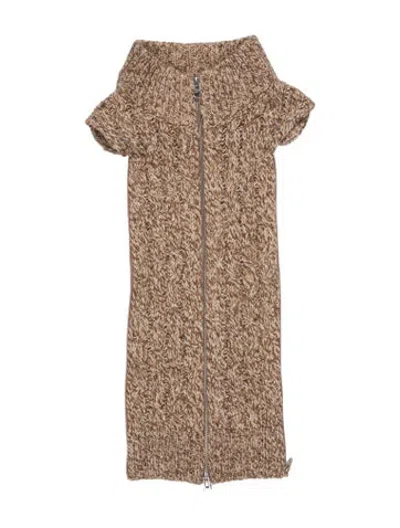Pre-owned Veronica Beard Tweed Pattern Dickey In Neutrals