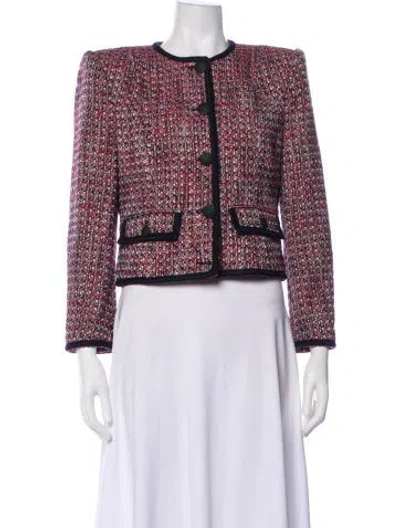 Pre-owned Veronica Beard Tweed Pattern Evening Jacket W/ Tags