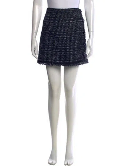 Pre-owned Veronica Beard Tweed Pattern Mini Skirt