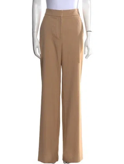 Pre-owned Veronica Beard Tweed Pattern Wide Leg Pants In Neutral