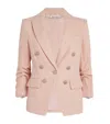 Veronica Beard Ryland Dickey Tweed Jacket In Pink