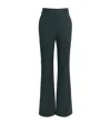 Veronica Beard Melvin Flared Pants In Dark Hunter Green In Green