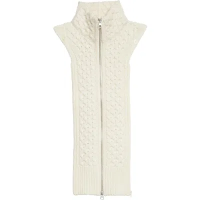 Veronica Beard Upstate Knit Dickey In Ivory