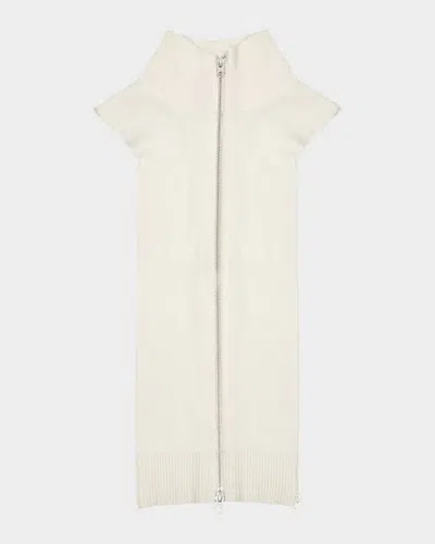 Veronica Beard Uptown Cashmere Dickey In Ivory