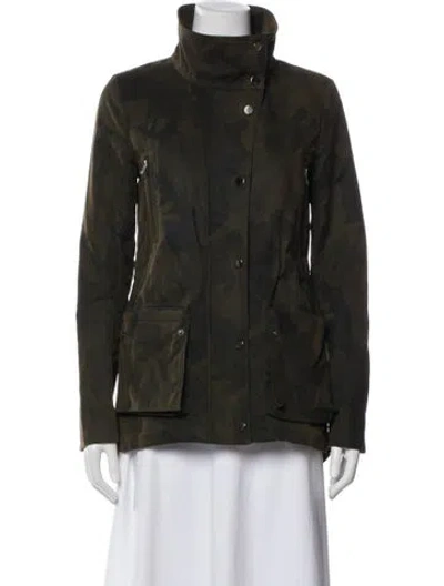 Pre-owned Veronica Beard Utility Jacket In Green