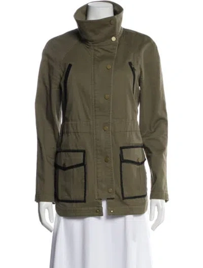 Pre-owned Veronica Beard Utility Jacket In Green