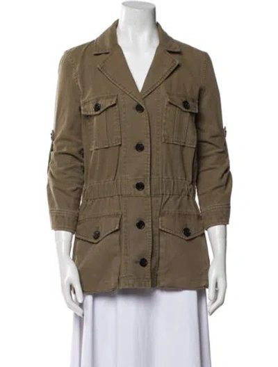 Pre-owned Veronica Beard Utility Jacket In Neutral
