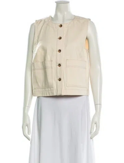 Pre-owned Veronica Beard Utility Jacket In Neutral