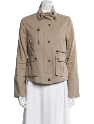 Pre-owned Veronica Beard Utility Jacket In Neutral