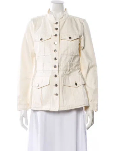 Pre-owned Veronica Beard Utility Jacket In Neutral