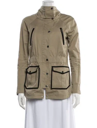 Pre-owned Veronica Beard Utility Jacket In Neutral