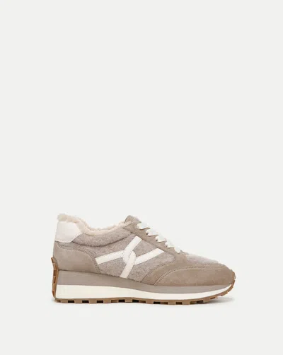 VERONICA BEARD VALENTINA SHEARLING SNEAKER
