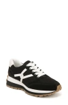 Veronica Beard Valentina Slip-on Sneaker In Black/ White