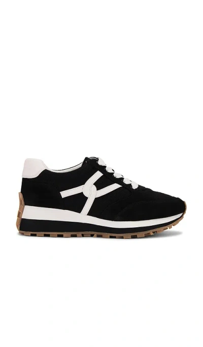 Veronica Beard Valentina Sneaker In Black/white