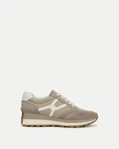 Veronica Beard Valentina Sneaker In Cobblestone