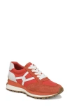 Veronica Beard Valentina Sneaker In Persimmon/lily