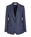 Veronica Beard Vega Dickey Wool Blazer In Blue