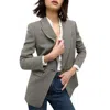 Veronica Beard Vega Herringbone Tweed Virgin Wool Dickey Jacket In Gray