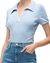 Veronica Beard Veronic Beard Kearney Striped Tee In Blue