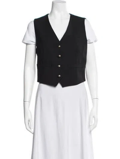 Pre-owned Veronica Beard Vest In Black