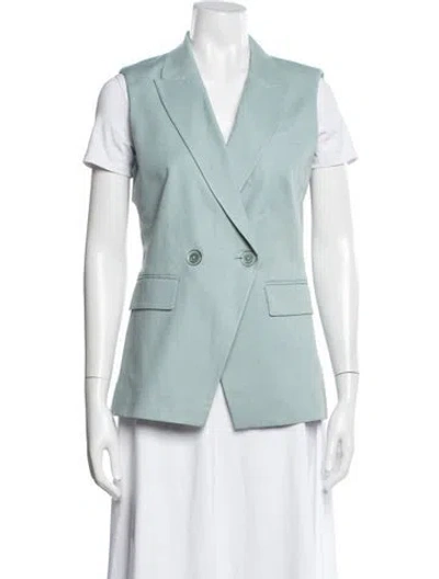 Pre-owned Veronica Beard Vest In Blue