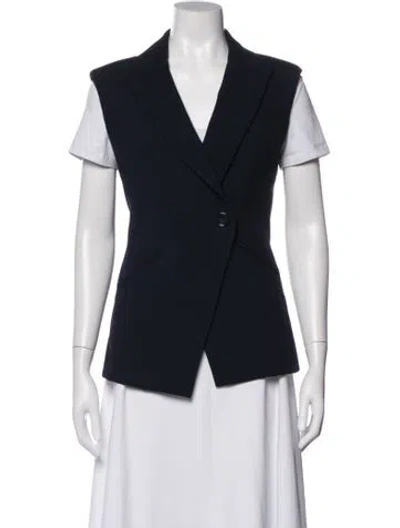 Pre-owned Veronica Beard Vest In Blue