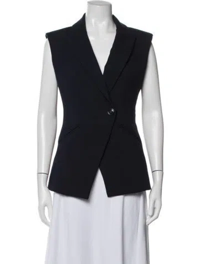 Pre-owned Veronica Beard Vest In Blue