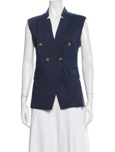 Pre-owned Veronica Beard Vest In Blue