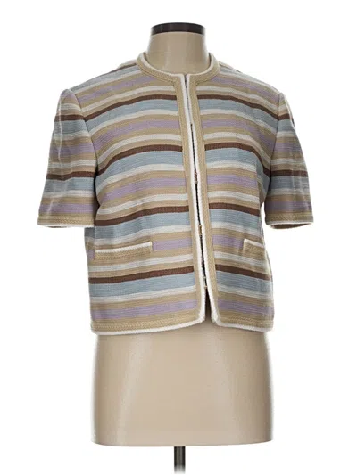 Pre-owned Veronica Beard Vest In Gold
