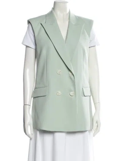 Pre-owned Veronica Beard Vest In Green