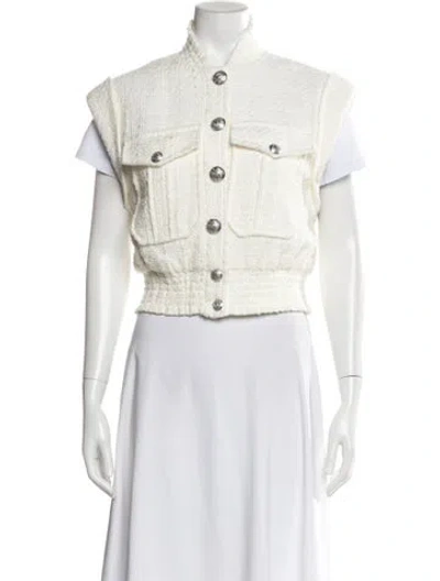 Pre-owned Veronica Beard Vest In Neutral