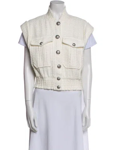 Pre-owned Veronica Beard Vest In Neutral