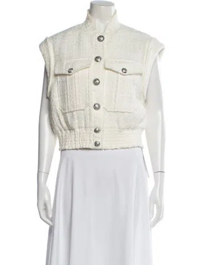 Pre-owned Veronica Beard Vest In Neutral