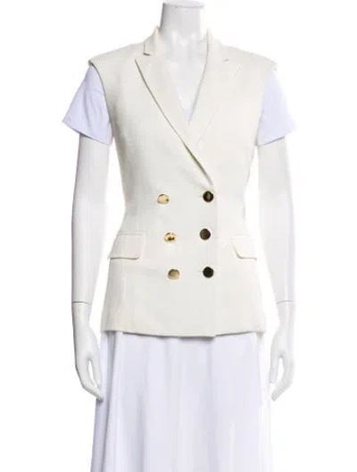 Pre-owned Veronica Beard Vest In Neutral
