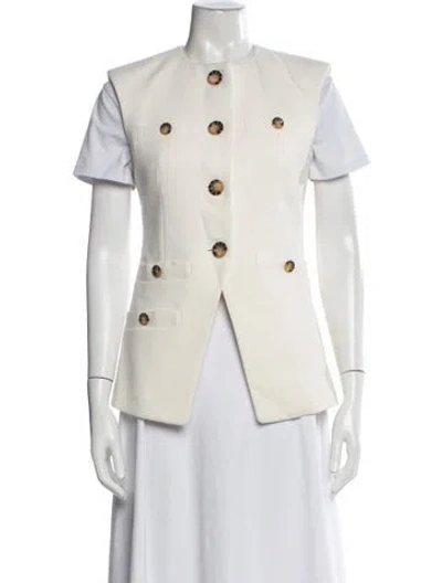 Pre-owned Veronica Beard Vest In Neutral
