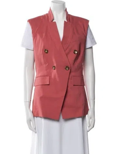 Pre-owned Veronica Beard Vest In Pink