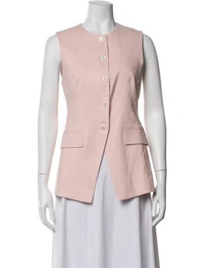 Pre-owned Veronica Beard Vest In Pink