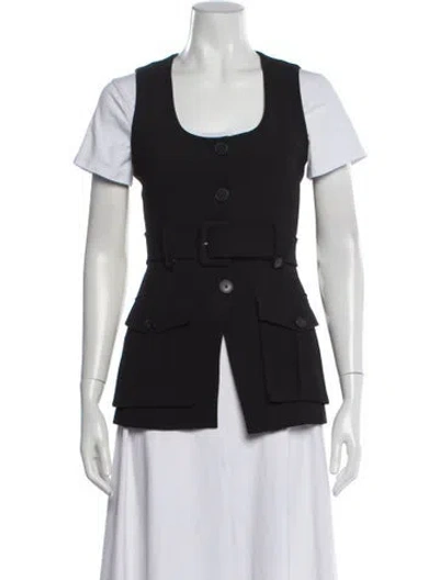 Pre-owned Veronica Beard Vest W/ Tags In Black