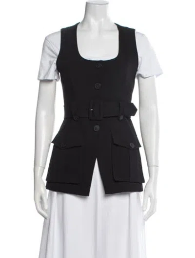 Pre-owned Veronica Beard Vest W/ Tags In Black