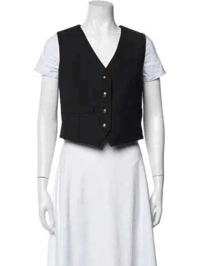 Pre-owned Veronica Beard Vest W/ Tags In Black/white