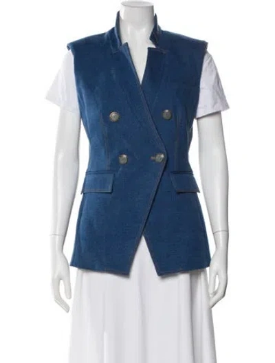 Pre-owned Veronica Beard Vest W/ Tags In Blue