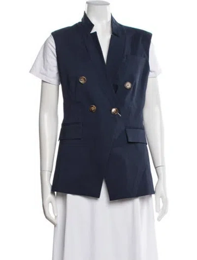 Pre-owned Veronica Beard Vest W/ Tags In Blue