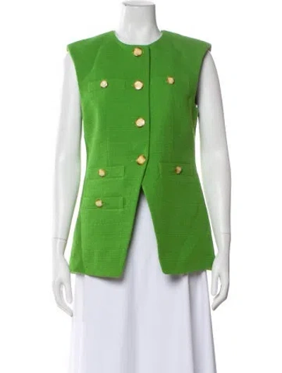 Pre-owned Veronica Beard Vest W/ Tags In Green