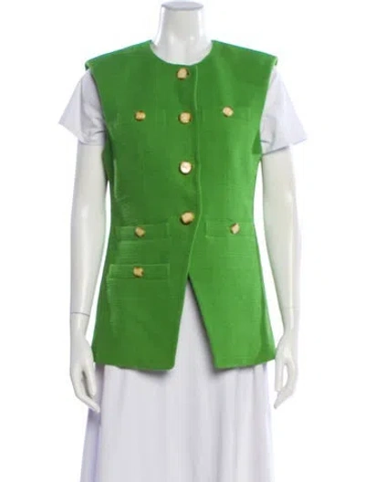 Pre-owned Veronica Beard Vest W/ Tags In Green